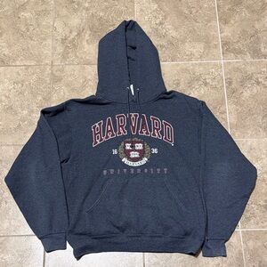 Vintage Y2K Harvard University Pullover Hoodie